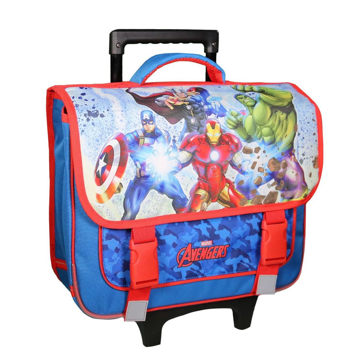Bagtrotter BAGTROTTER Cartable à roulettes 38 cm Avengers Multicolore