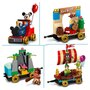 LEGO Disney 43212 - Le train en fête de Disney Jouet Enfants 4 Ans avec Vaiana, Woody, Peter Pan et les Wagons de la Fée Clochette plus Mickey et Minnie Mouse, 100ème Anniversaire Disney