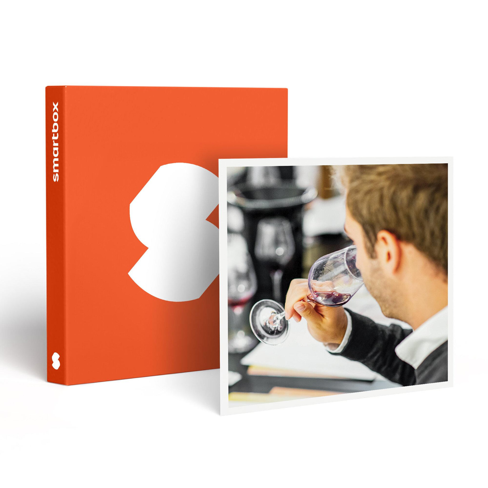 Smartbox Cours d'œnologie prestige de 2h : grands crus de bordeaux ou bourgogne avec prodégustation - coffret cadeau gastronomie