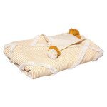 ATMOSPHERA Jeté de Lit Tufté  Carmen  130x180cm Ocre