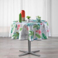 Le linge de Jules Nappe Anti-taches Fleur de paradis pas cher