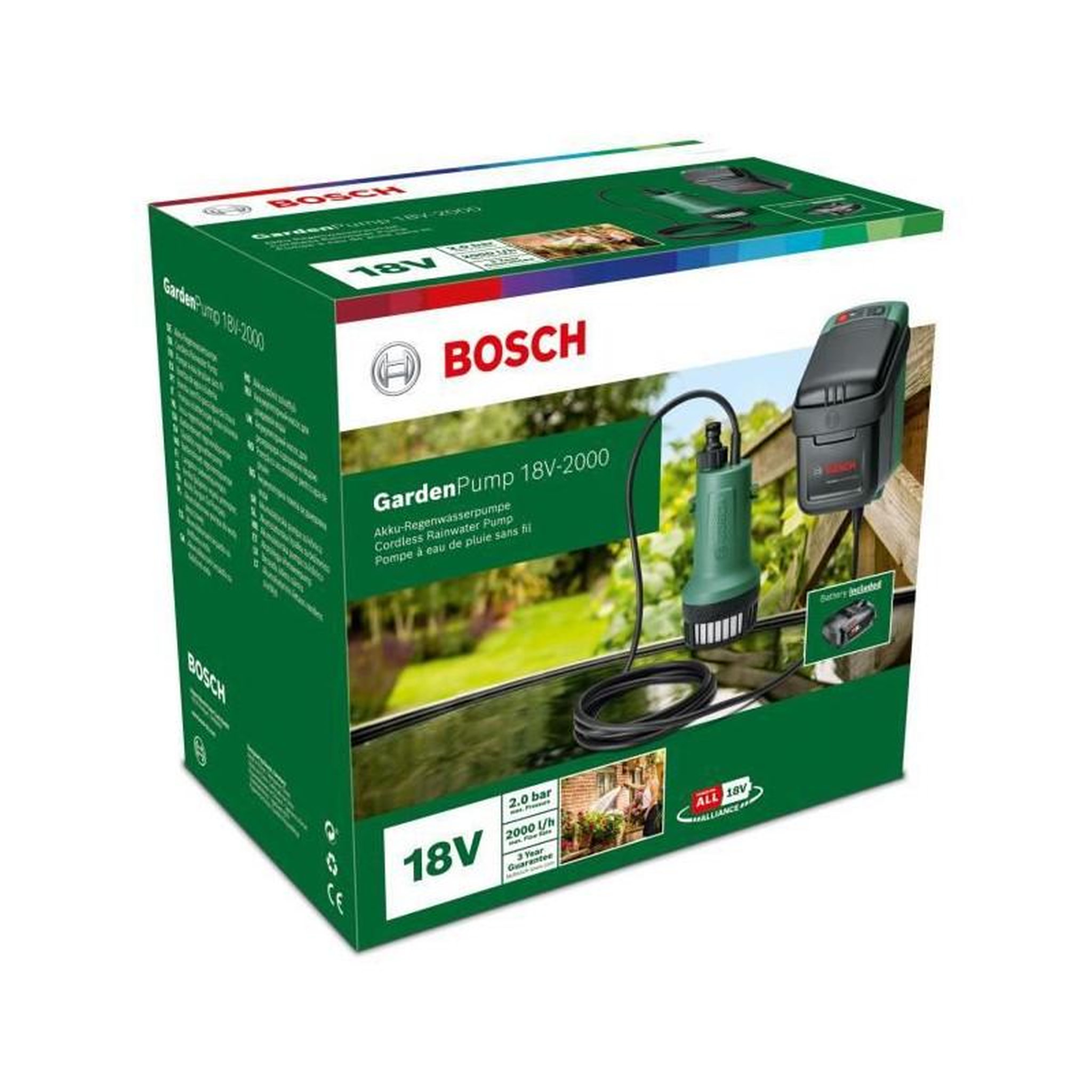 Voir la diapositive 2 : BOSCH Pompe GardenPump Bosch