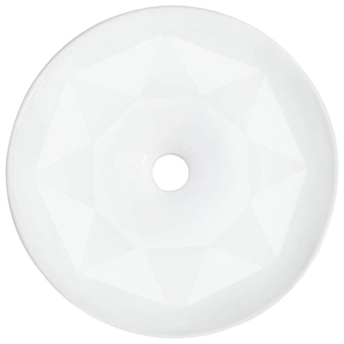 VIDAXL Lavabo 36x14 cm Ceramique Blanc