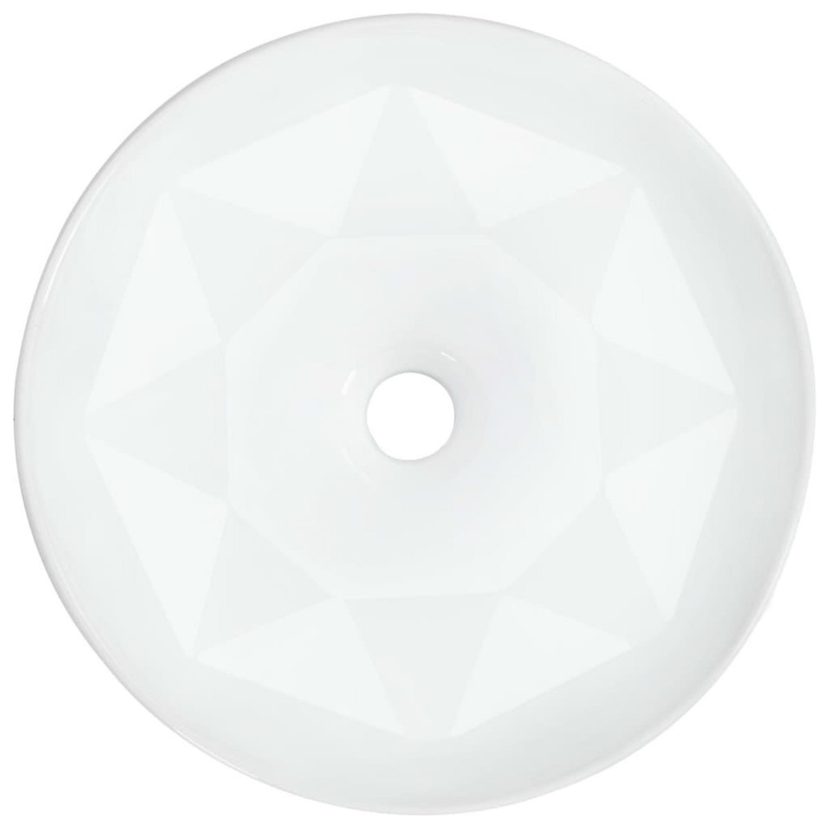 VIDAXL Lavabo 36x14 cm Ceramique Blanc