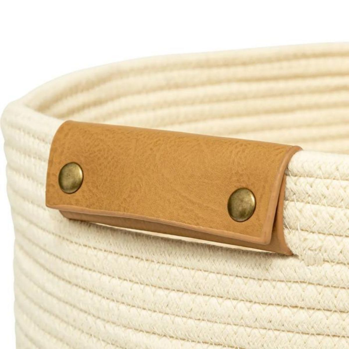 FIVE Panier à Linge Rond  Duo  80L Ivoire