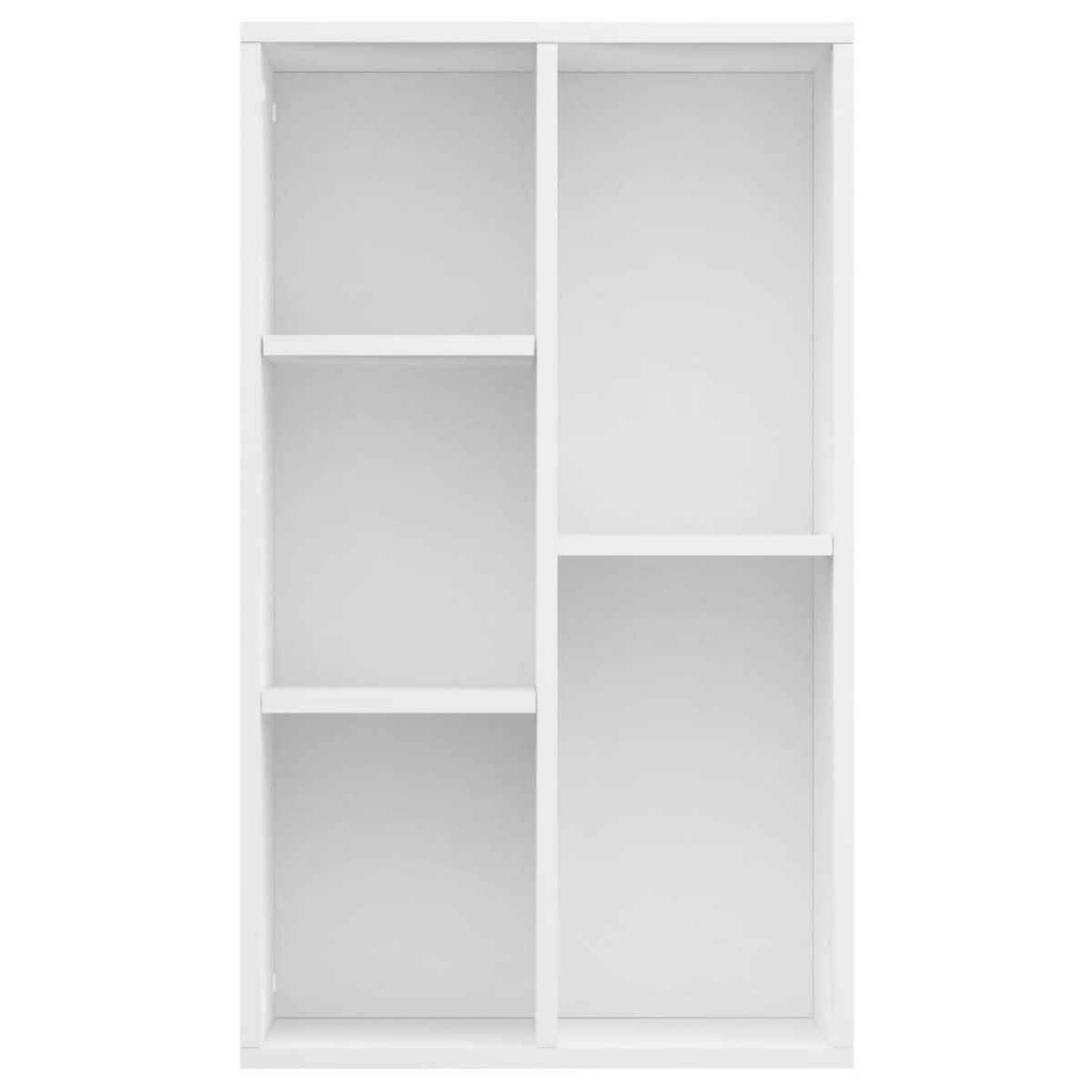 VIDAXL Bibliotheque/Buffet Blanc 50x25x80 cm Bois d'ingenierie