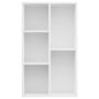 Voir la diapositive 4 : VIDAXL Bibliotheque/Buffet Blanc 50x25x80 cm Bois d'ingenierie