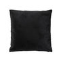 Voir la diapositive 2 : Paris Prix Coussin Déco Chenille  Minela  45x45cm Noir