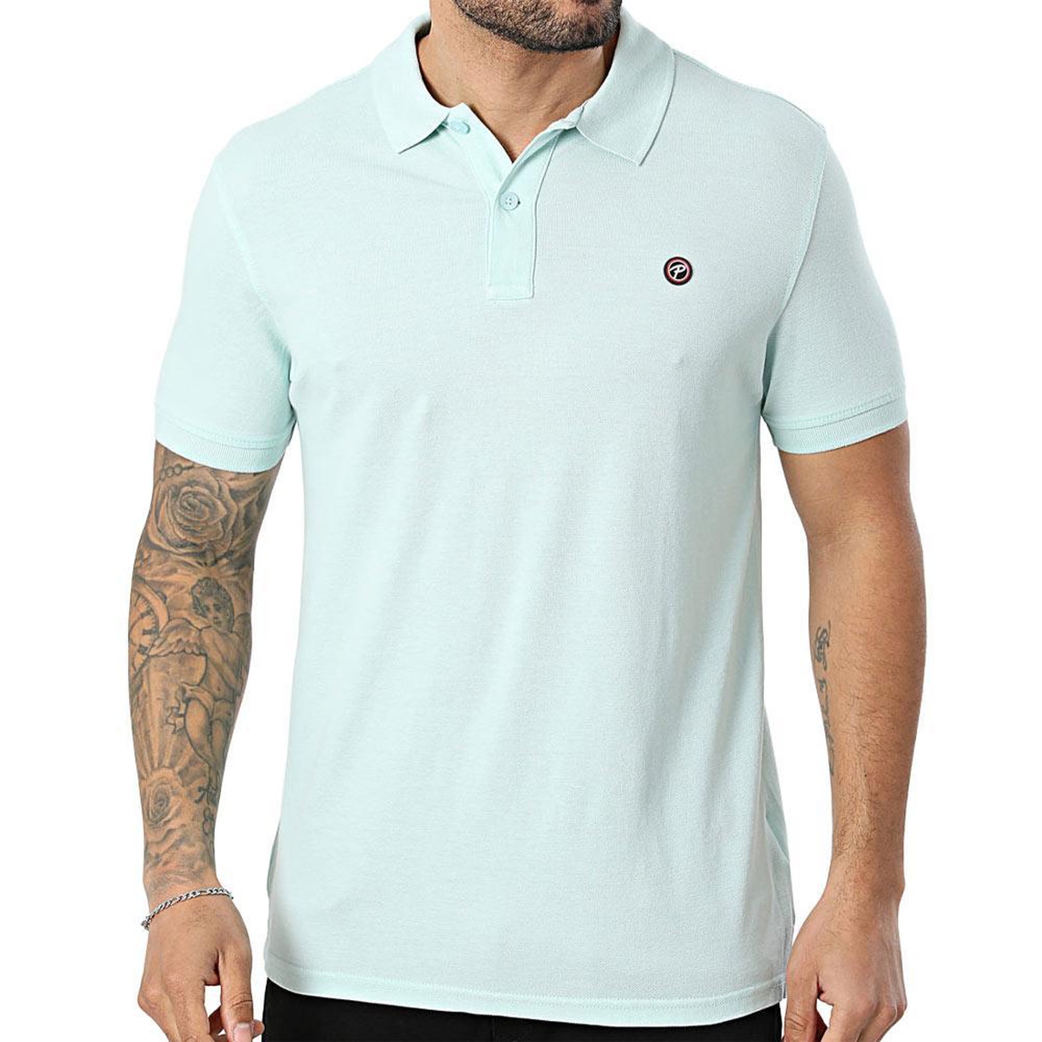 Petrol Industries Polo Vert d'eau Homme Petrol Industries 9999. Coloris disponibles : Vert