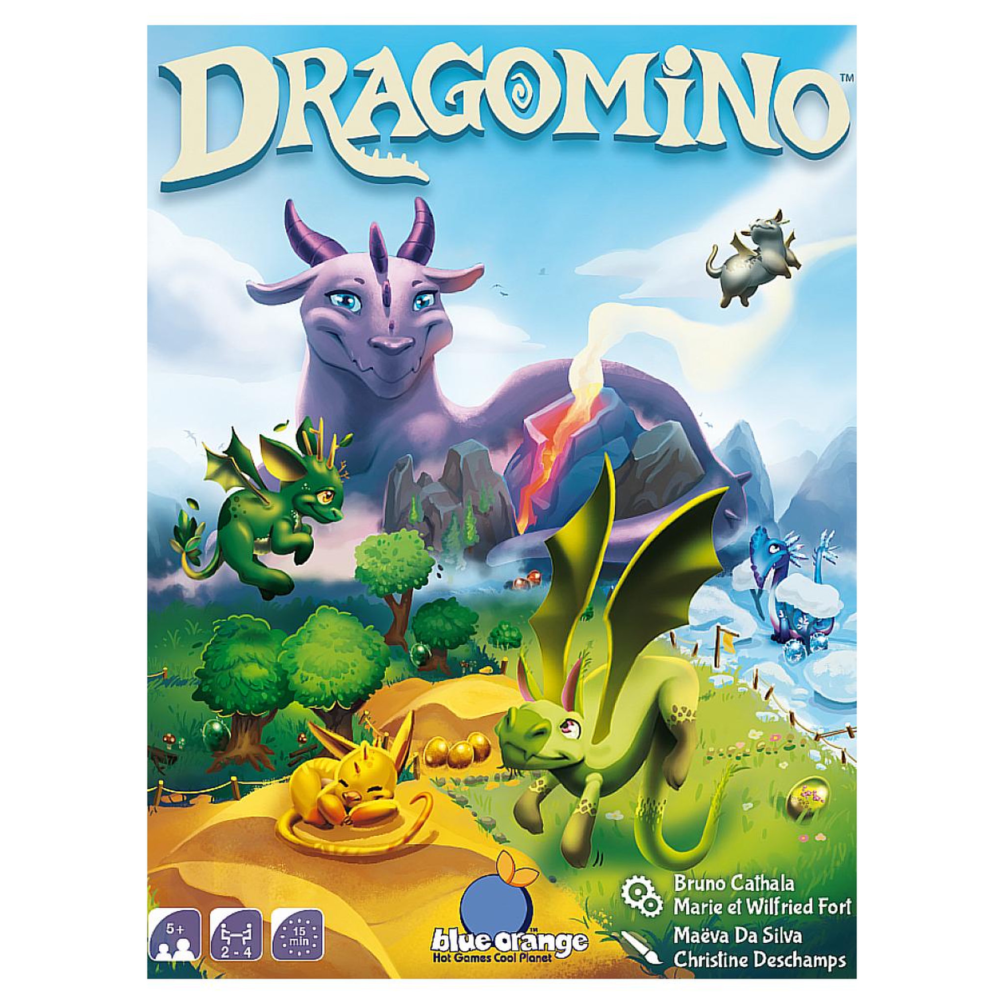 Blue orange Dragomino jeu de strategie