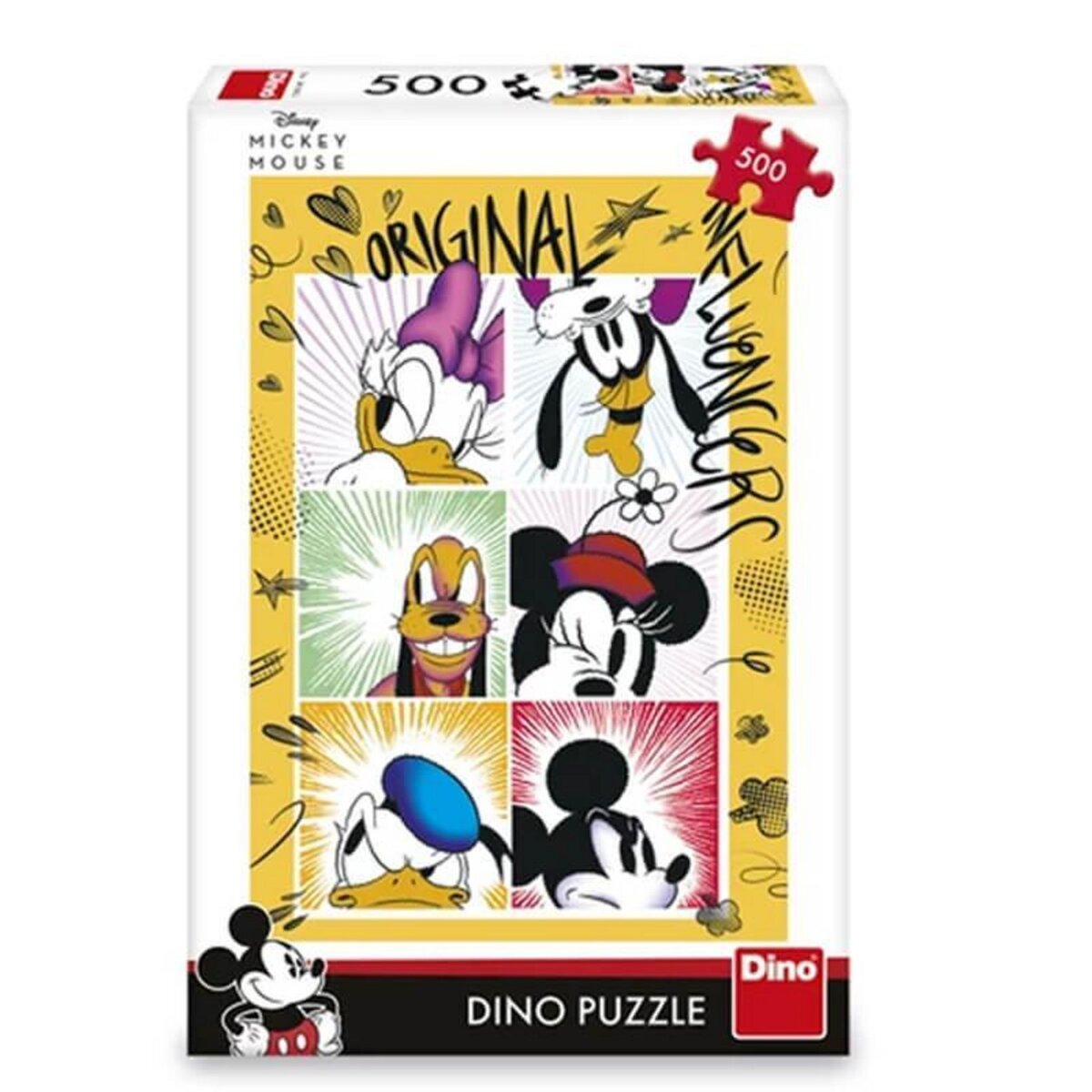 DINO Puzzle 500 pièces : La bande de Mickey, Disney