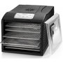 Voir la diapositive 3 : Kitchen chef Déshydrateur fruits et légumes 6 plateaux 500w - secco 6 black