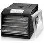 Voir la diapositive 3 : Kitchen chef Déshydrateur fruits et légumes 6 plateaux 500w - secco 6 black