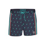 FREEGUN Boardshort soft touch garçon ceinture plate Flash. Coloris disponibles : Bleu