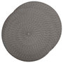 Voir la diapositive 1 : SECRET DE GOURMET Lot de 2 sets de table Tressés Ronds - Diam. 38 cm - Noir