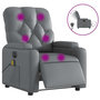 Voir la diapositive 2 : VIDAXL Fauteuil de massage inclinable electrique gris similicuir