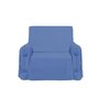 Soleil d'ocre Housse de fauteuil en coton PANAMA bleu