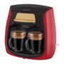 Voir la diapositive 1 : SENCO Machine a café - SENCOR - SCE 2101RD - 0,3 L - 500 W - 2 tasses incluses - Rouge