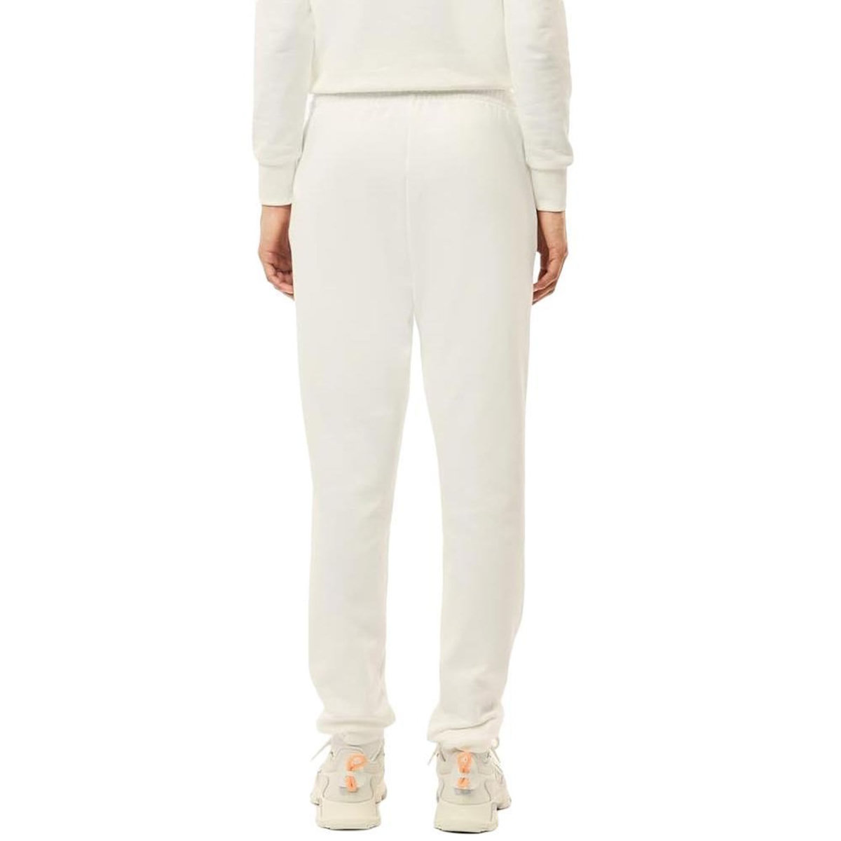 Lacoste Jogging Blanc Femme Lacoste Fleece1