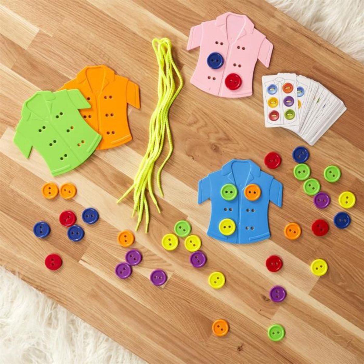 Paris Prix Jeu d'Adresse Boutons  Montessori  14cm Multicolore