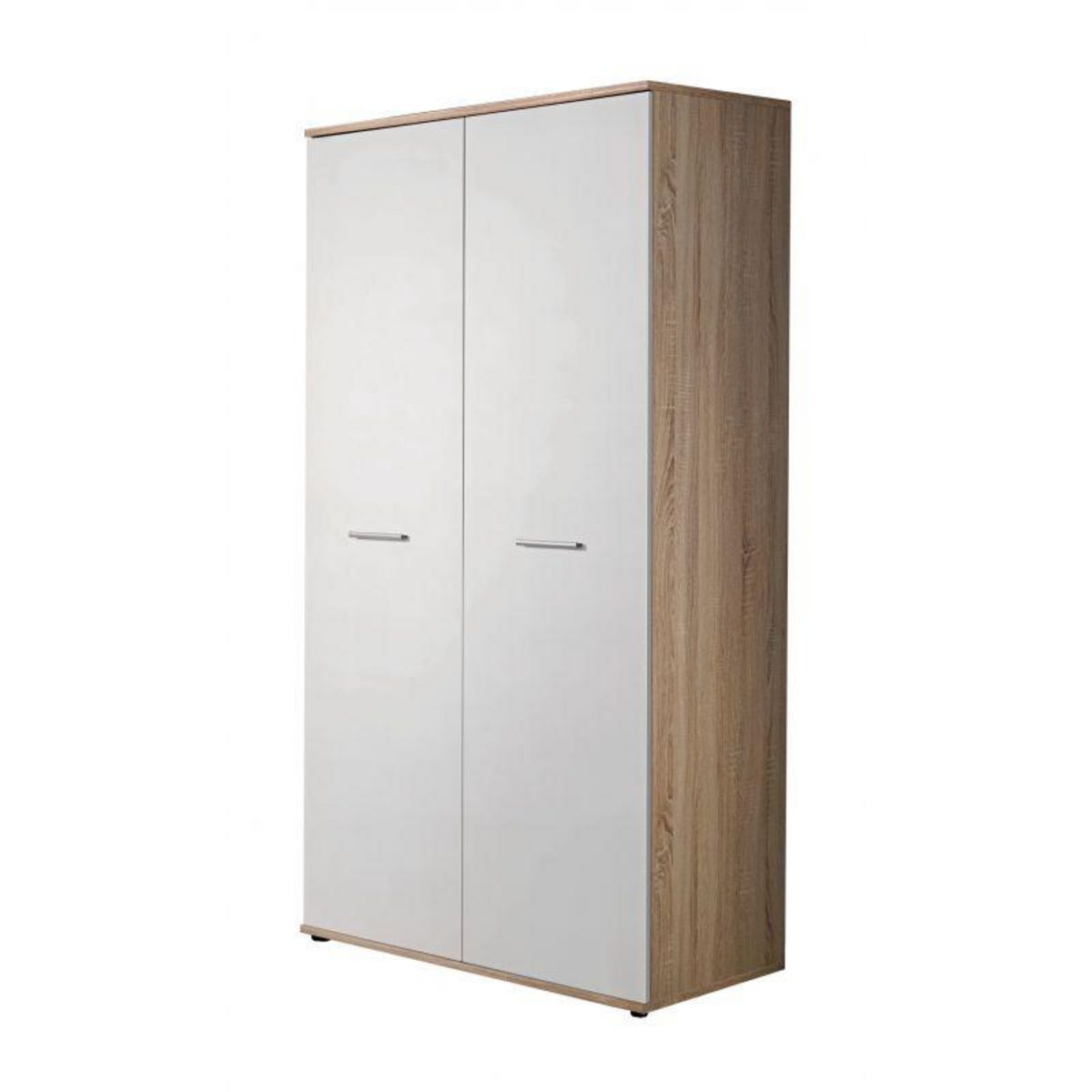 Paris Prix Armoire 2 Portes  Dino  191cm Blanc & Chêne