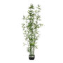 Voir la diapositive 1 : ATMOSPHERA Plante Artificielle en Pot  Bambou  183cm Vert & Noir