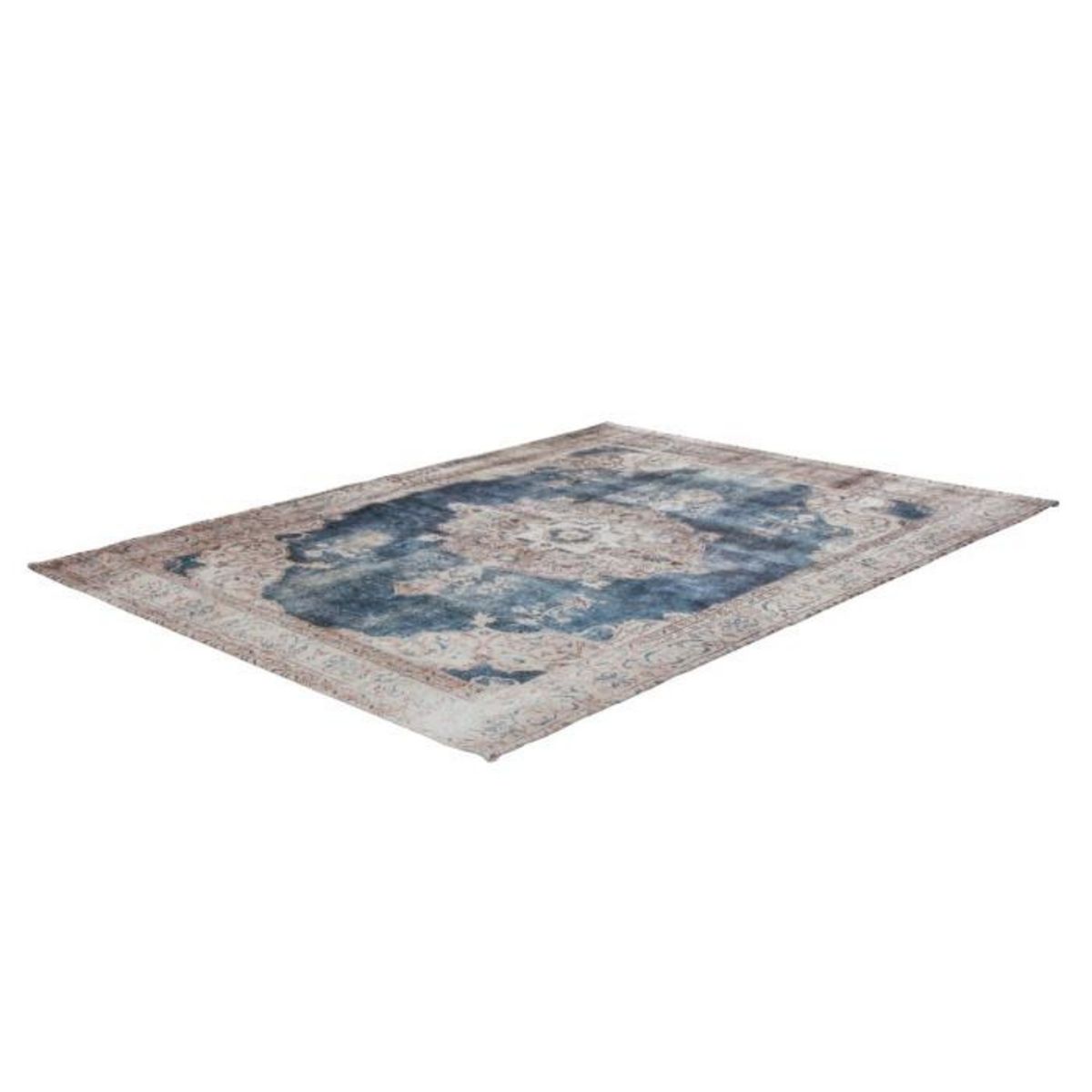 Paris Prix Tapis Imprimé Antique  Vintage  Beige & Bleu