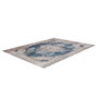 Voir la diapositive 4 : Paris Prix Tapis Imprimé Antique  Vintage  Beige & Bleu