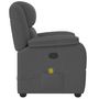 Voir la diapositive 4 : VIDAXL Fauteuil de massage inclinable Gris fonce Tissu