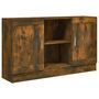 Voir la diapositive 2 : VIDAXL Buffet Chene fume 120x30,5x70 cm Bois d'ingenierie