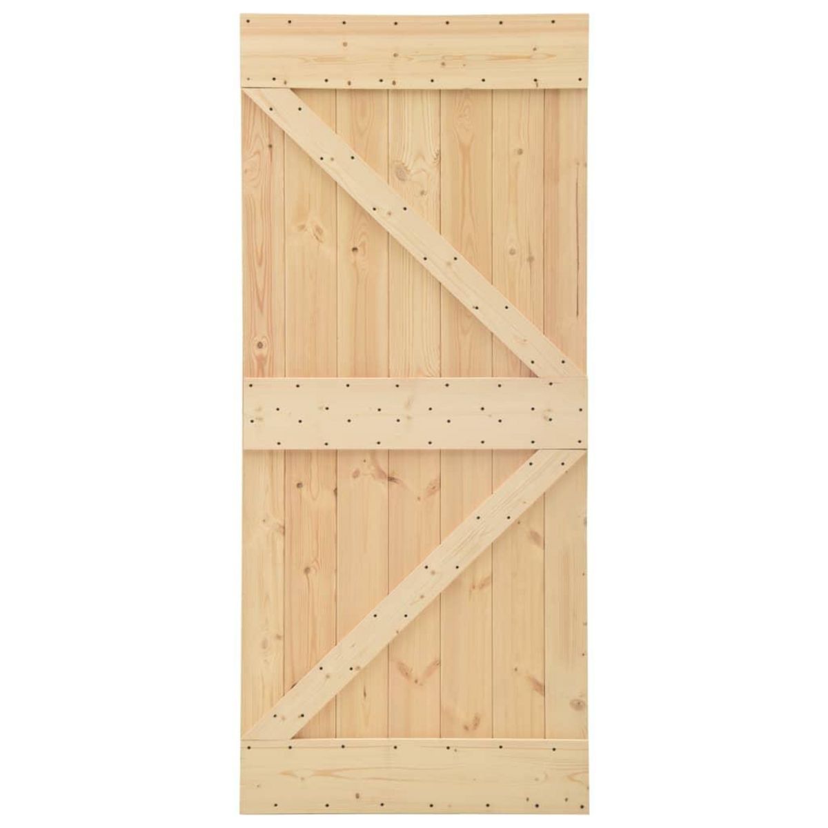 VIDAXL Porte 100x210 cm Bois de pin massif