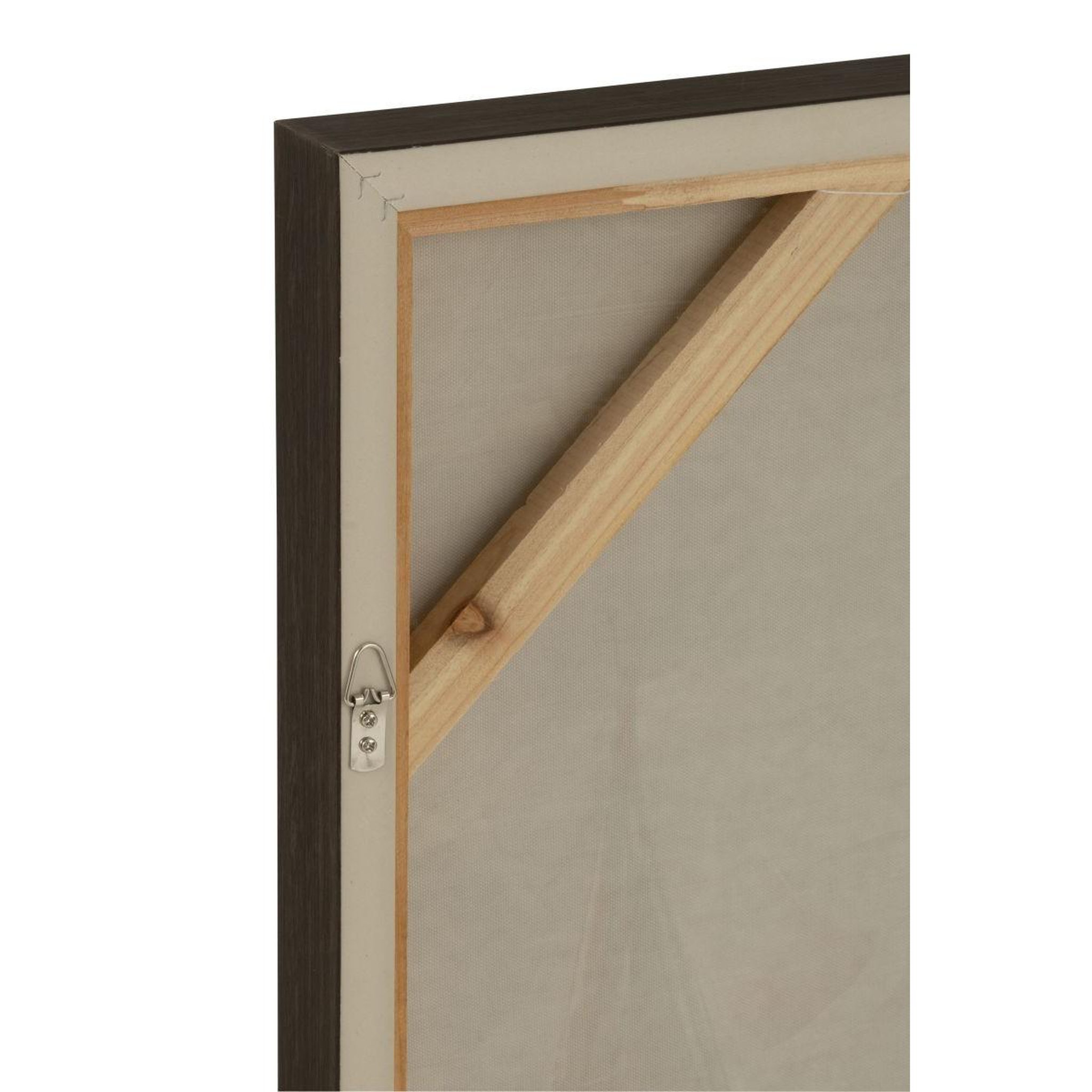Voir la diapositive 3 : J-LINE Lot de 3 tableaux peinture  hog  72x72cm multicolore