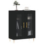 Voir la diapositive 3 : VIDAXL Buffet noir 69,5x34x90 cm bois d'ingenierie