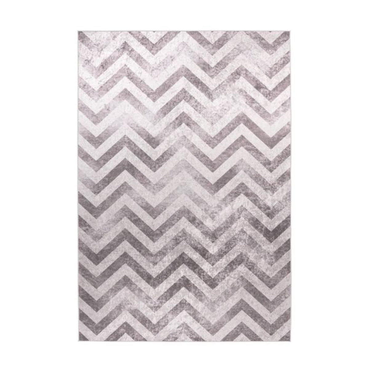 Paris Prix Tapis Imprimé à Poils Courts  Sally  Taupe & Crème