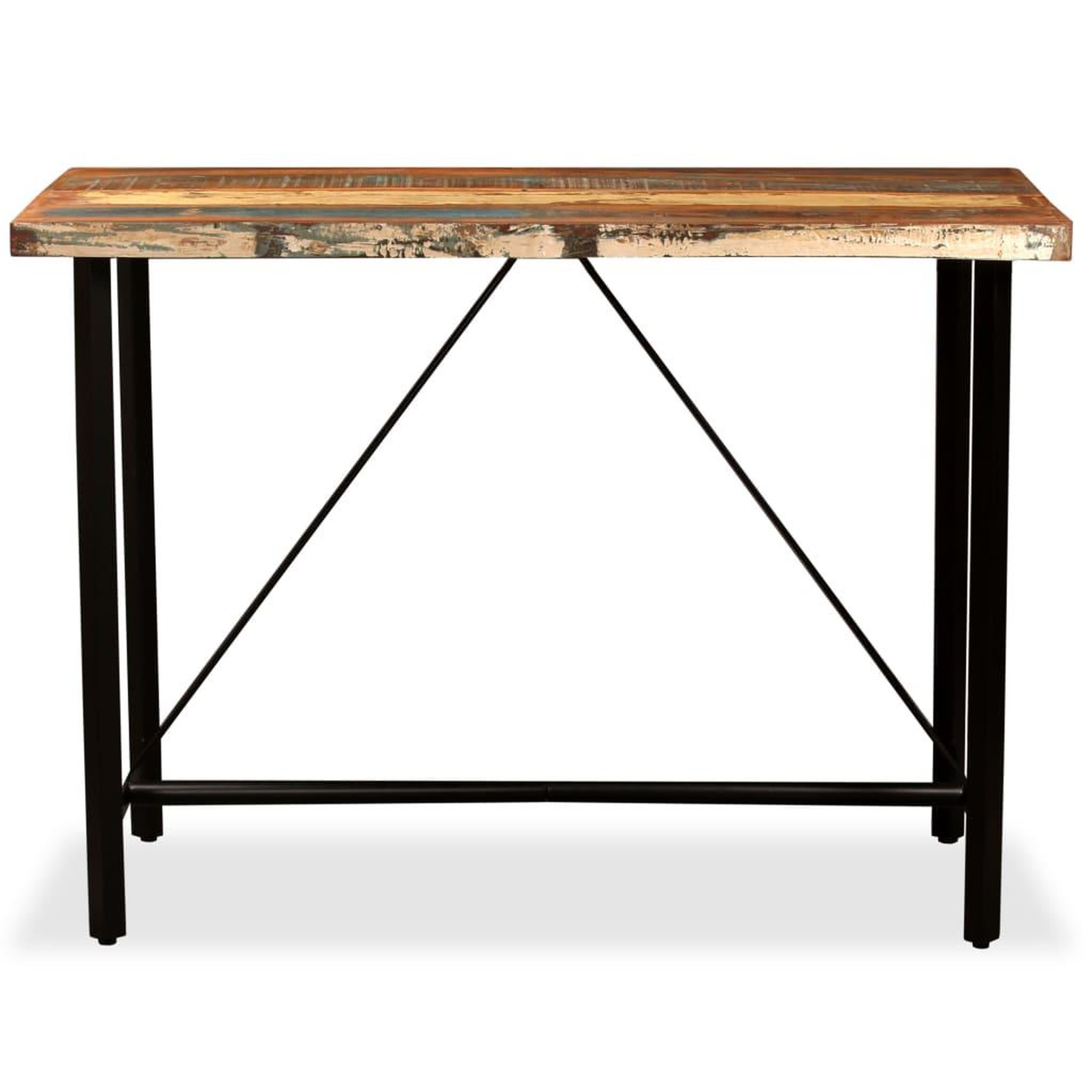 Voir la diapositive 3 : VIDAXL Ensemble de bar 5 pcs Bois de recuperation massif