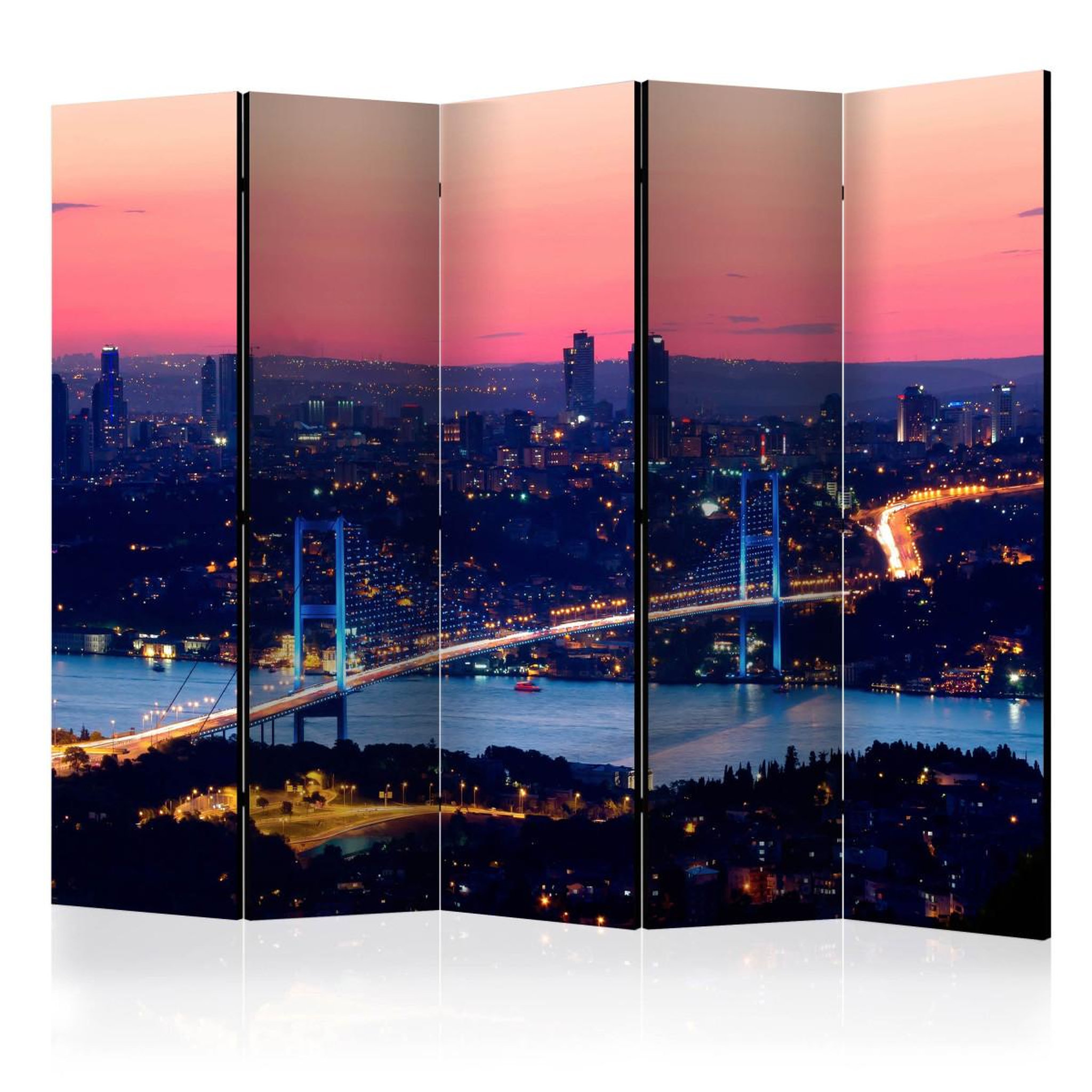 Paris Prix Paravent 5 volets  bosphorus bridge  172x225cm