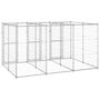 Voir la diapositive 4 : VIDAXL Chenil exterieur Acier galvanise 7,26 m²