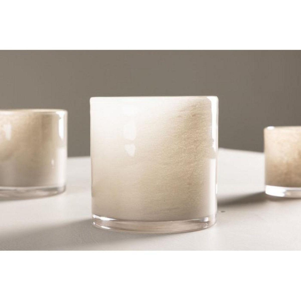 Paris Prix Photophore Déco  Gloria  12cm Beige