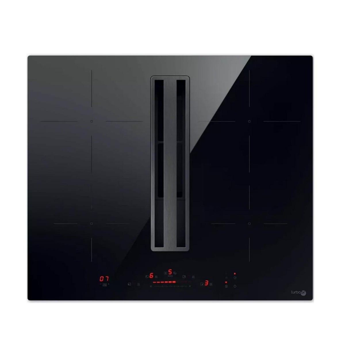 TURBOAIR Table de cuisson aspirante induction 60cm 4 feux 7400w - IMPULSOBLA60