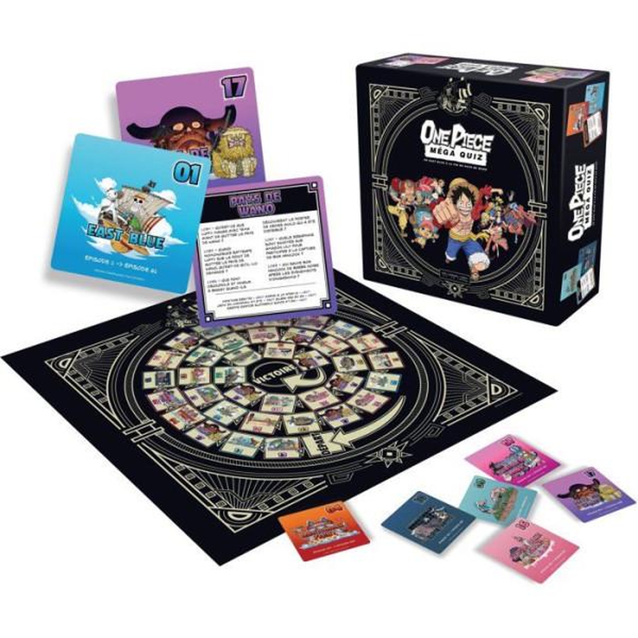Voir la diapositive 2 : TOPI GAMES Jeu d'ambiance Topigames One Piece Méga Quiz