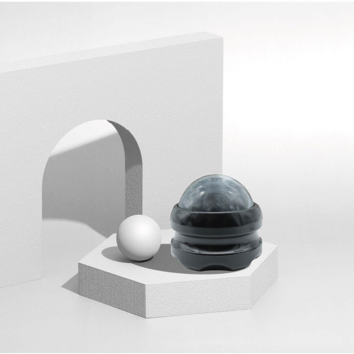 VIVEZEN Boule de massage roll on avec rotation à 360°