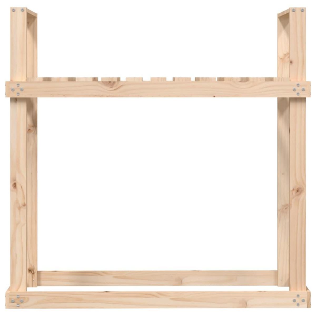 VIDAXL Support pour bois de chauffage 110x35x108,5 cm Bois de pin