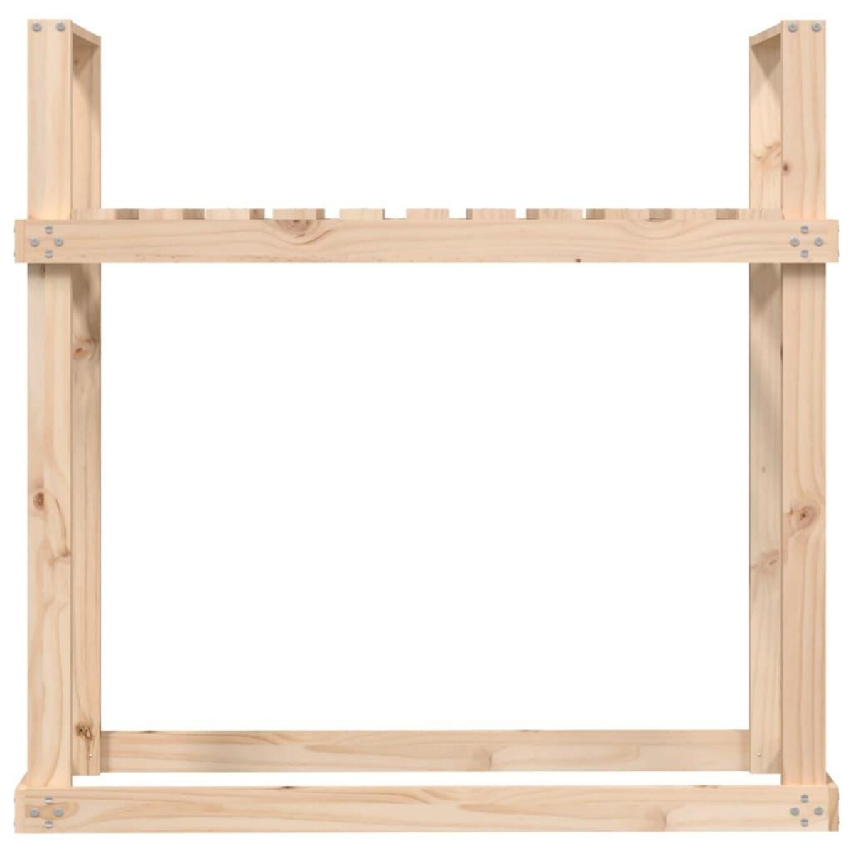 VIDAXL Support pour bois de chauffage 110x35x108,5 cm Bois de pin