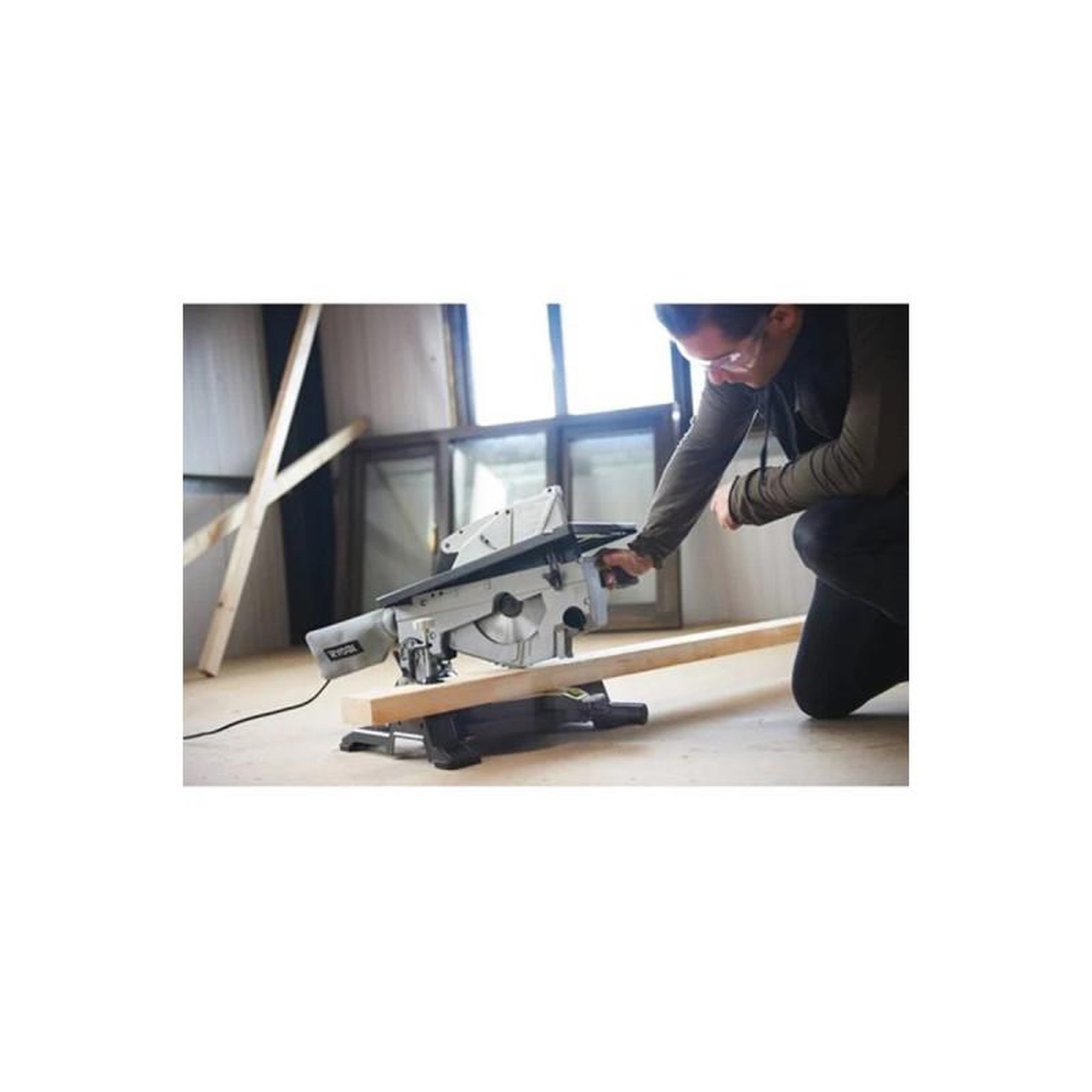 Voir la diapositive 5 : Ryobi Scie combinée table et onglet électrique RYOBI 1800W 254mm RTMS1800-G