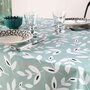 Voir la diapositive 2 : Paris Prix Nappe en Microfibre  Bellys  140x240cm Sauge