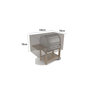 Voir la diapositive 3 : Nortene Housse de protection pour barbecue COVERTOP - Taupe - 70 x 130 x 70 cm