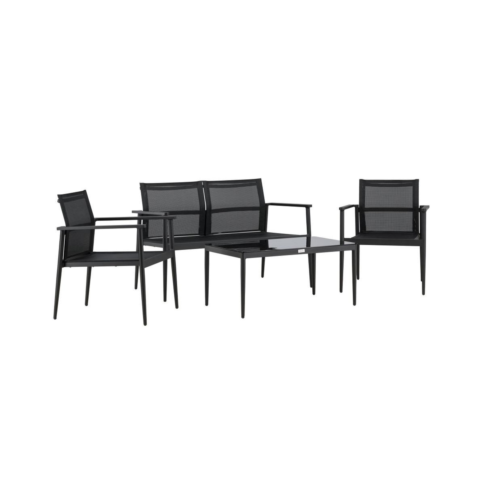 Voir la diapositive 2 : Paris Prix Salon de jardin  break  105cm noir