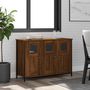 Voir la diapositive 1 : VIDAXL Buffet chene marron 100x35x70 cm bois d'ingenierie