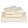 Voir la diapositive 4 : VIDAXL Serviettes de visage 2 pcs crème 30x30 cm 360 g m² 100% coton