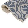 Voir la diapositive 3 : VIDAXL Tapis a tissage plat d'exterieur 80x150 cm Motif bleu